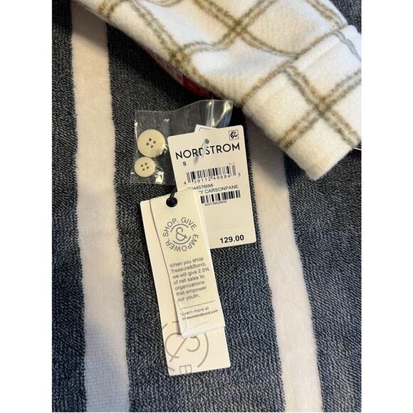 Treasure & Bond NWT Plaid Flannel Jacket Shacket Women's Size Small - Picture 12 of 12
